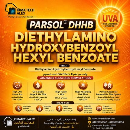 PARSOL® DHHB – DIETHYLAMINO HYDROXYBENZOYL HEXYL BENZOATE